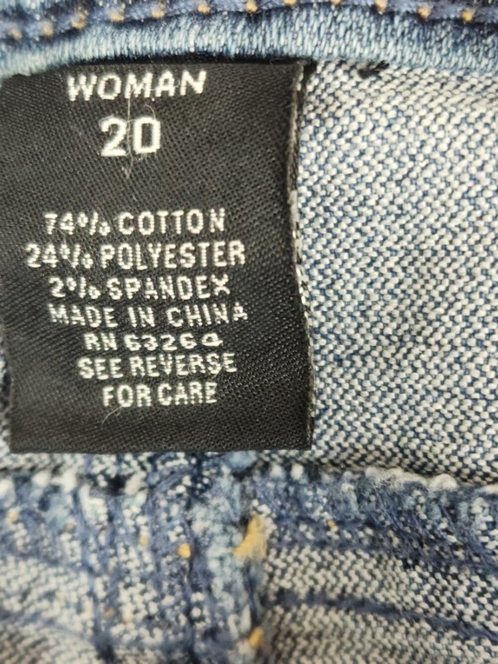 Plus Size 20 Skinny Jeans Roz Ali Stretch Denim Mid Rise Ankle NWT Dressbarn - Picture 5 of 16